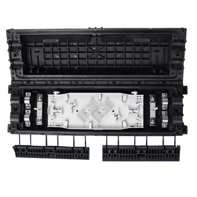 Fechamento de fibra óptica em linha de 48 núcleos